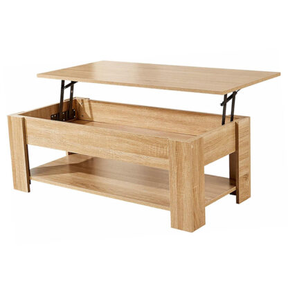 lift top extendable frame coffee table with storage - Image 3