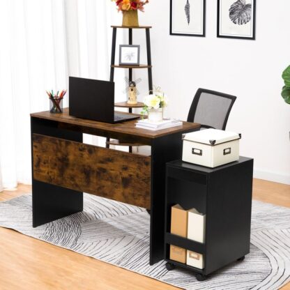 rustic computer table