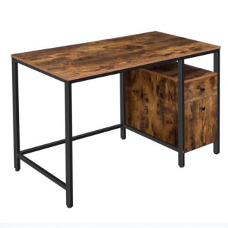 computer desk with drawers for small spaces