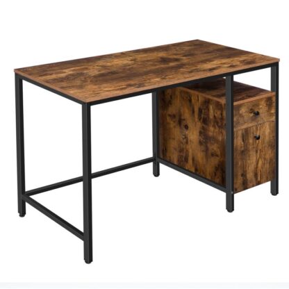 computer desk with drawers for small spaces