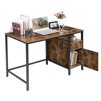home office desk with drawers