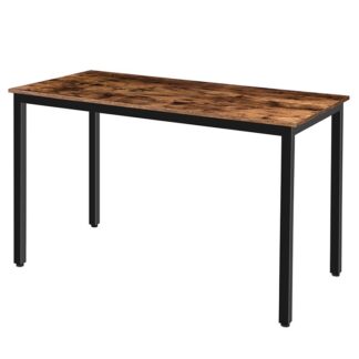 rustic industrial dining table