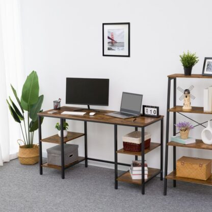 computer desk with shelves - Image 3
