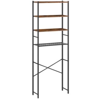 4 tier over the toilet storage