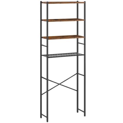 4 tier over the toilet storage