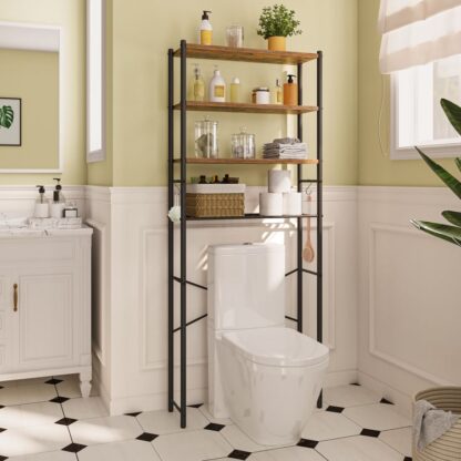 over the toilet shelf