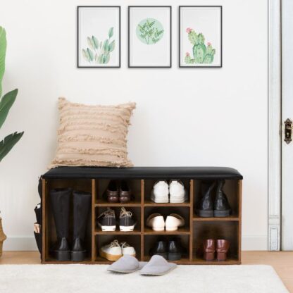 shoe rack bench