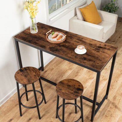 breakfast bar table set