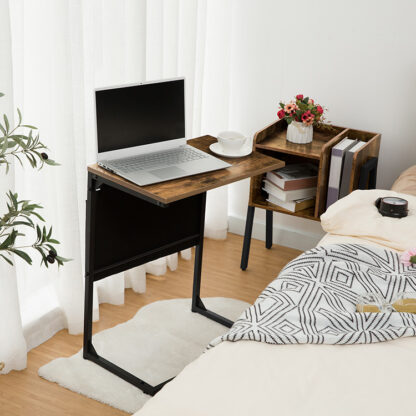 c shaped bedside table