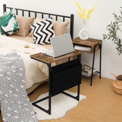 c shaped nightstand