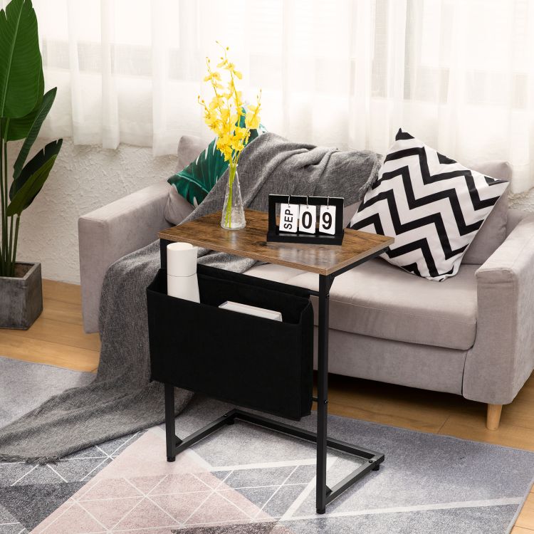 c shaped coffee table
