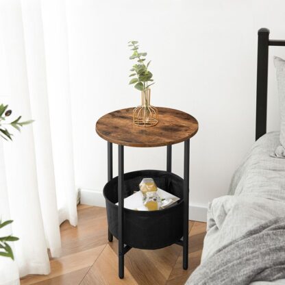 round bedside table
